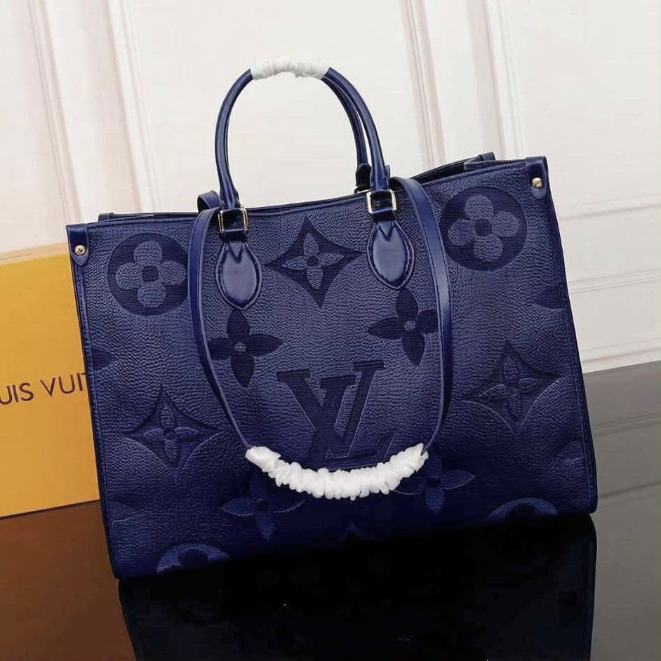 Luxury Monogram Tote Bag with Shoulder Strap -