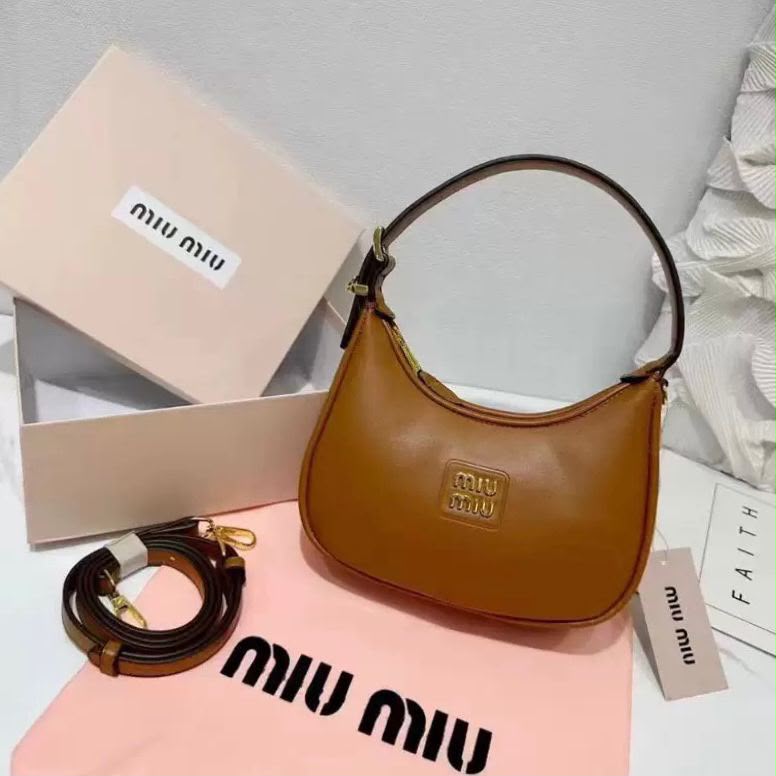 Miu Miu Inspired Mini Shoulder Bag – Premium Leather Crossbody Purse
