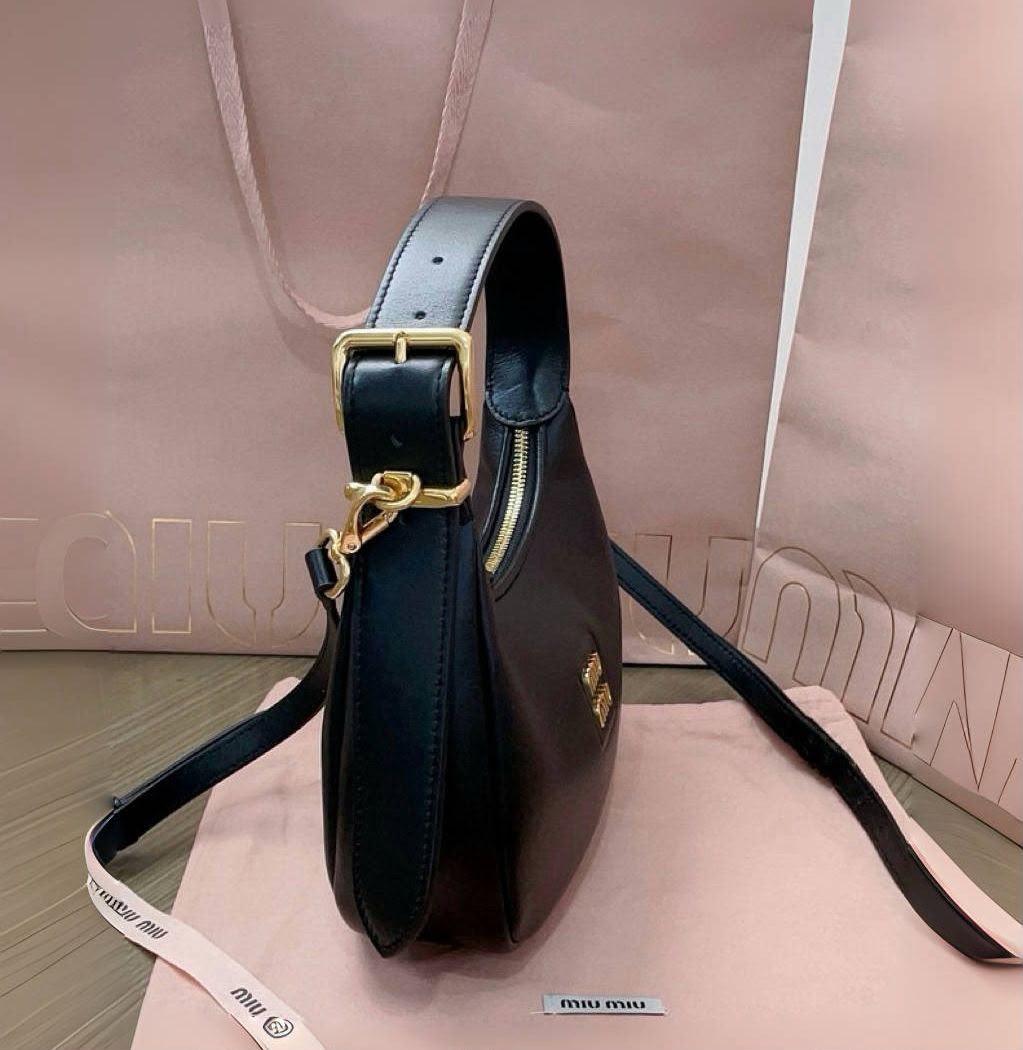 Miu Miu Inspired Mini Shoulder Bag – Premium Leather Crossbody Purse