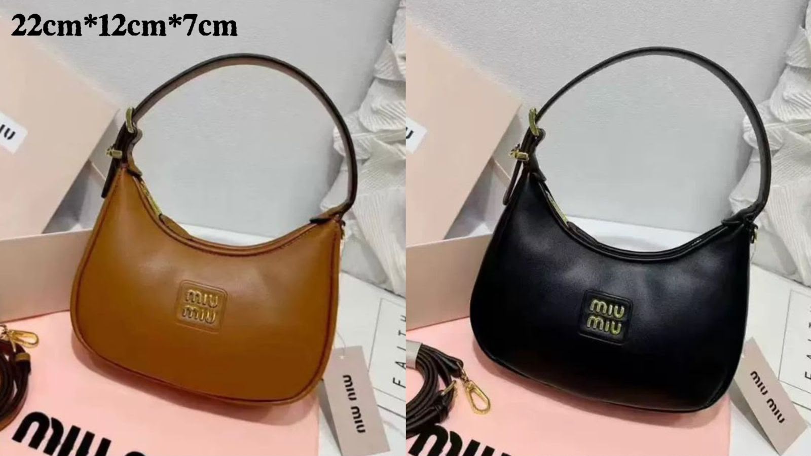 Miu Miu Inspired Mini Shoulder Bag – Premium Leather Crossbody Purse