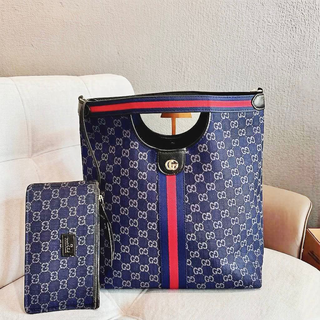 Gucci Designer Tote Bag - Blue